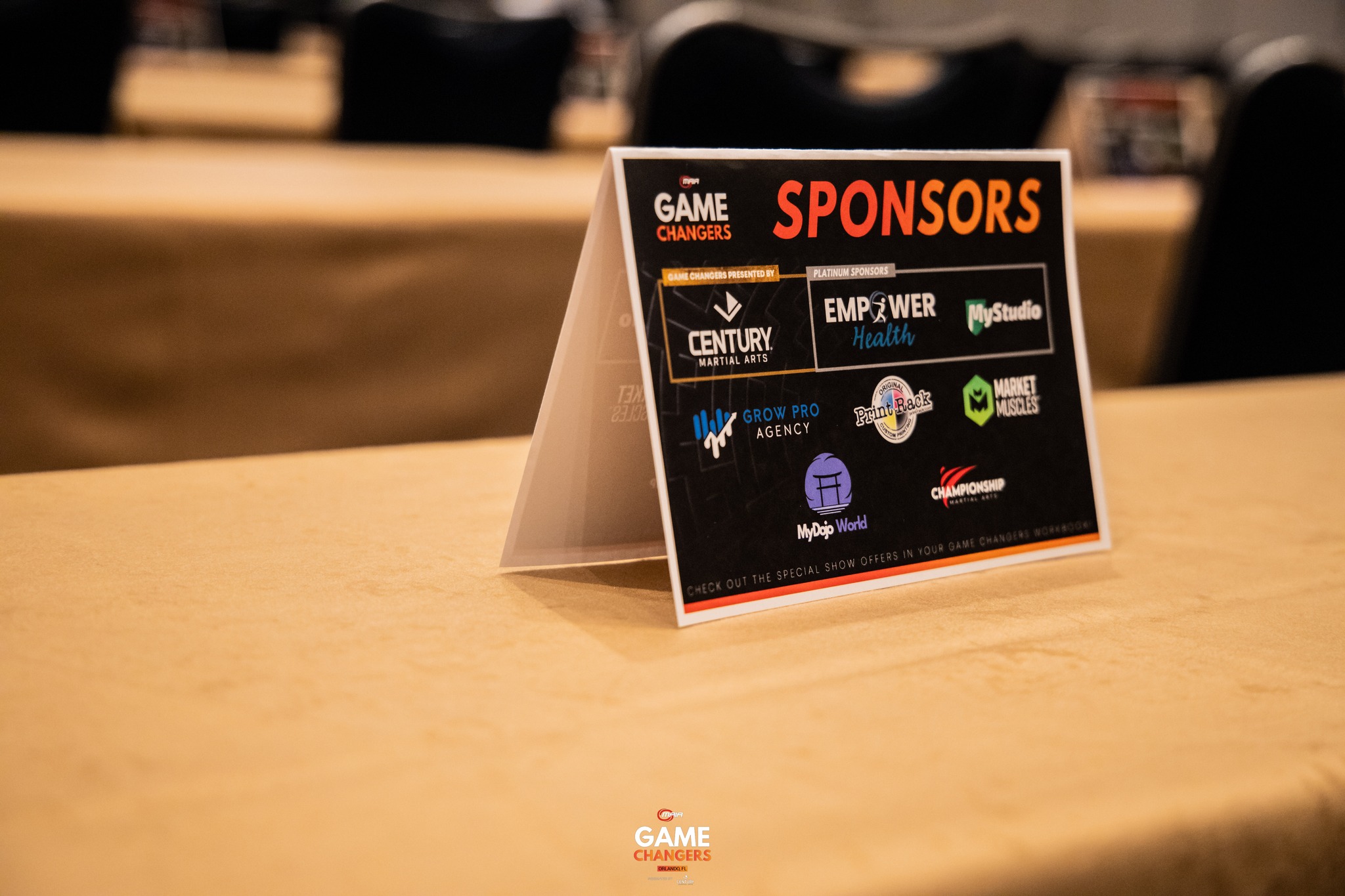sponsers for game changers 2023