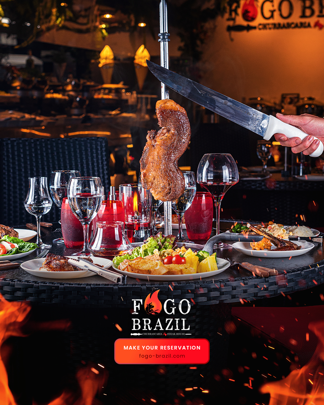 My Fogo Brazil Experience: A Proposal and a Delicious Dinner