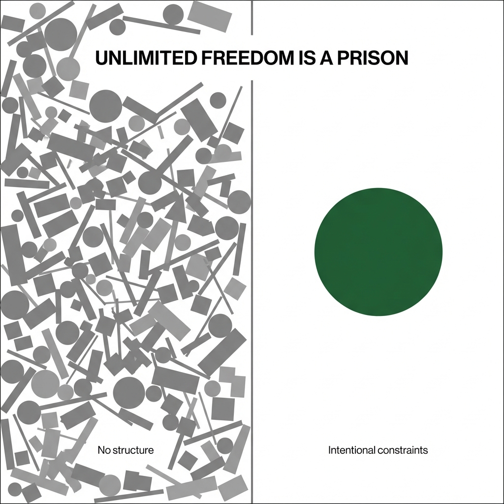 Why Freedom Without Structure Becomes Your Prison