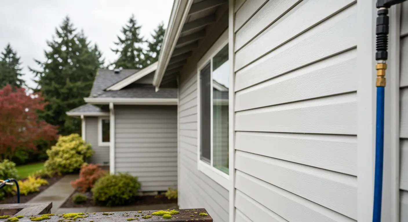 House siding cleaning