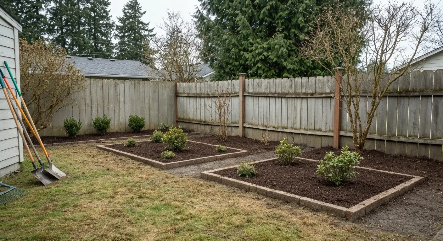 Garden cleanup in Bremerton