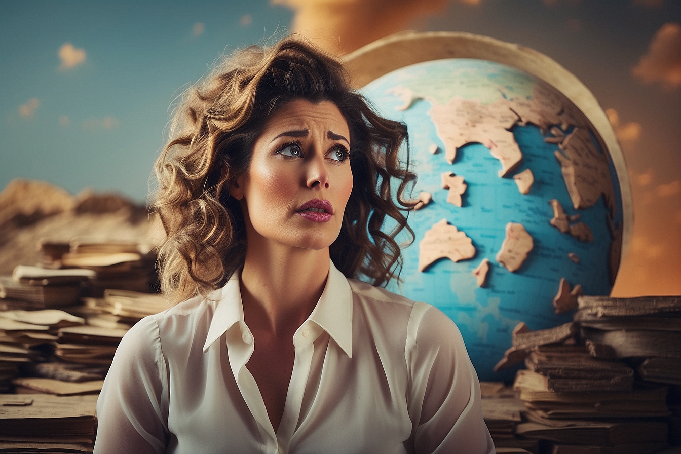 Women business owner worries about her business's challenges and how she will overcome them