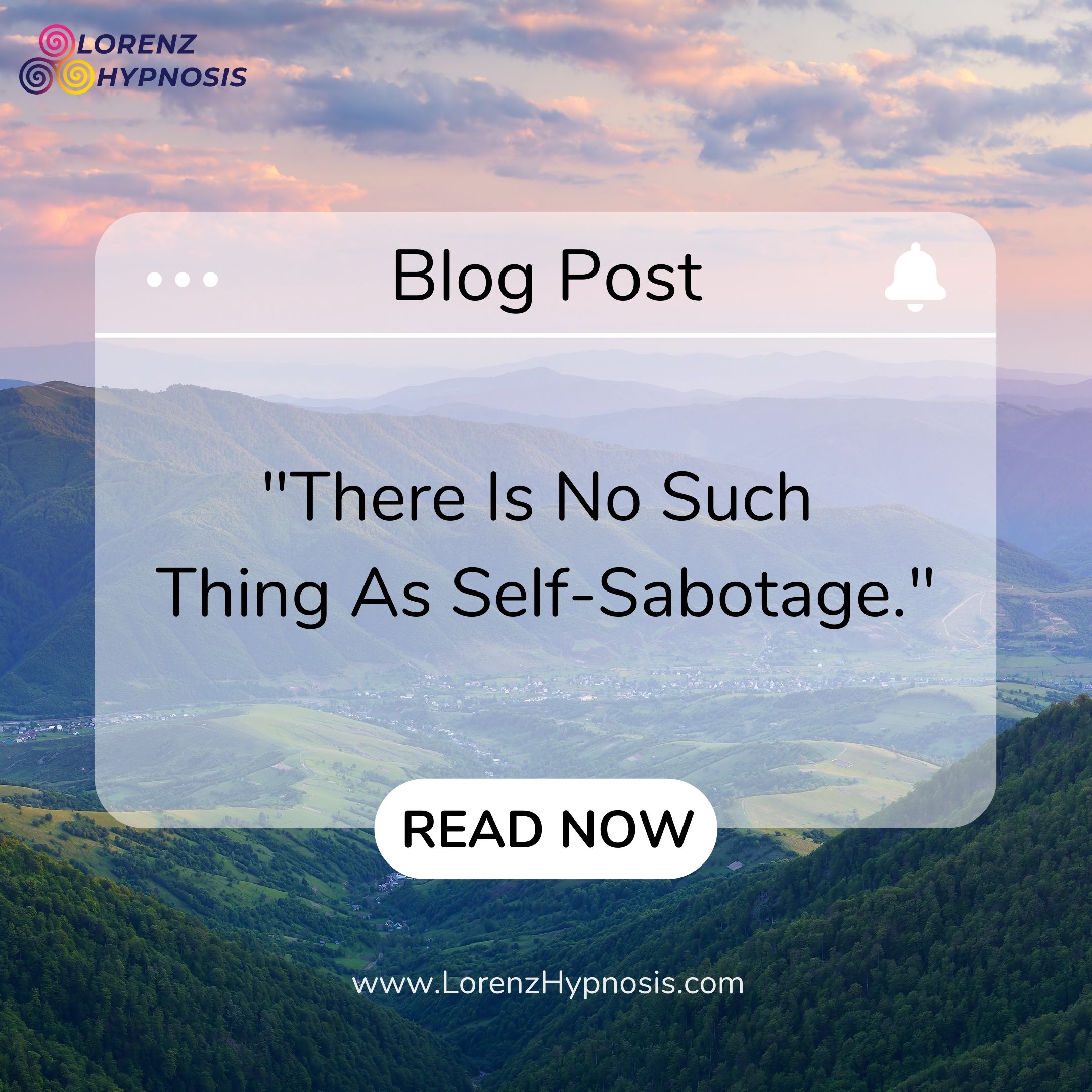 No Such thing as self sabotage