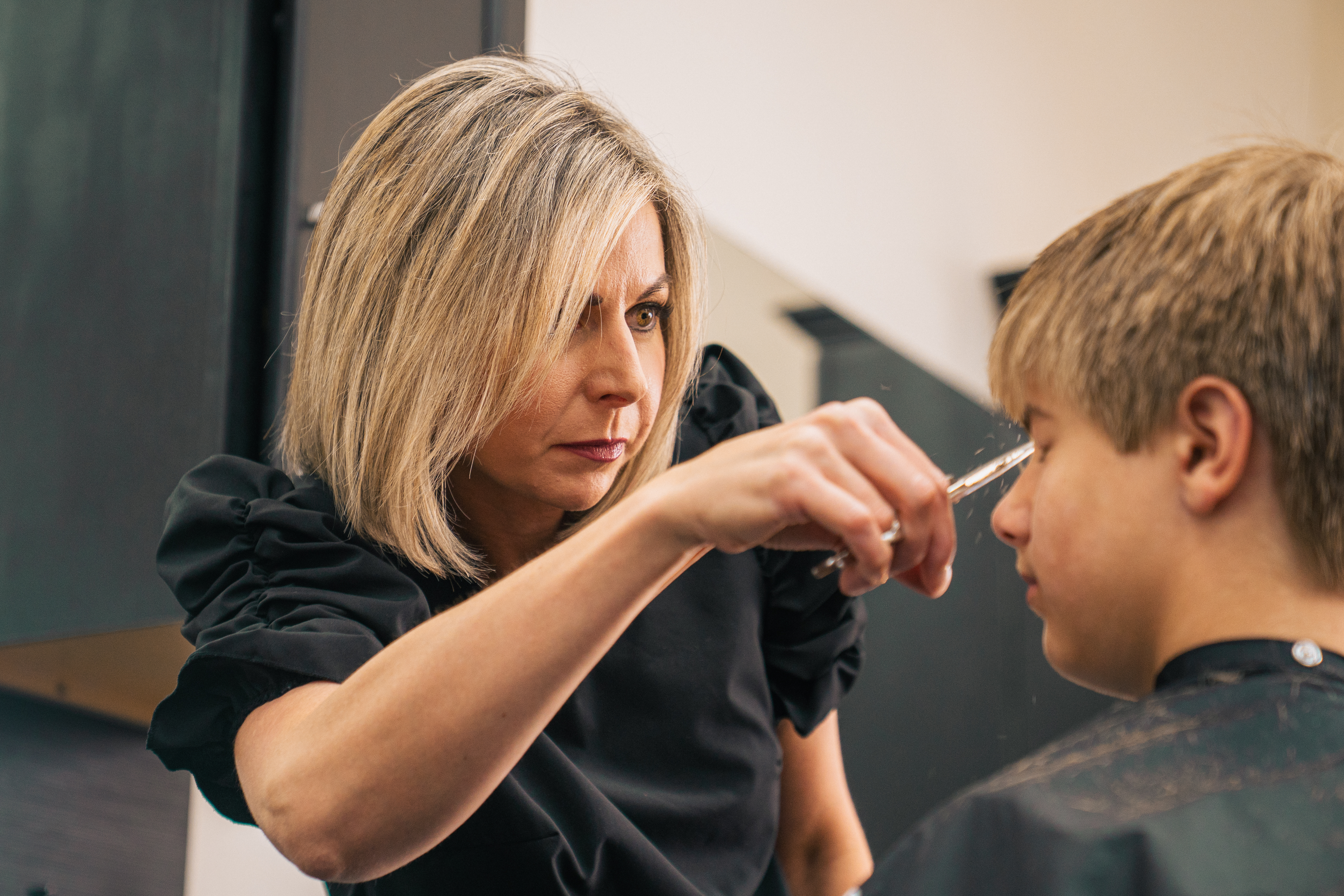 Hair coloring and styling services at Formula Salon