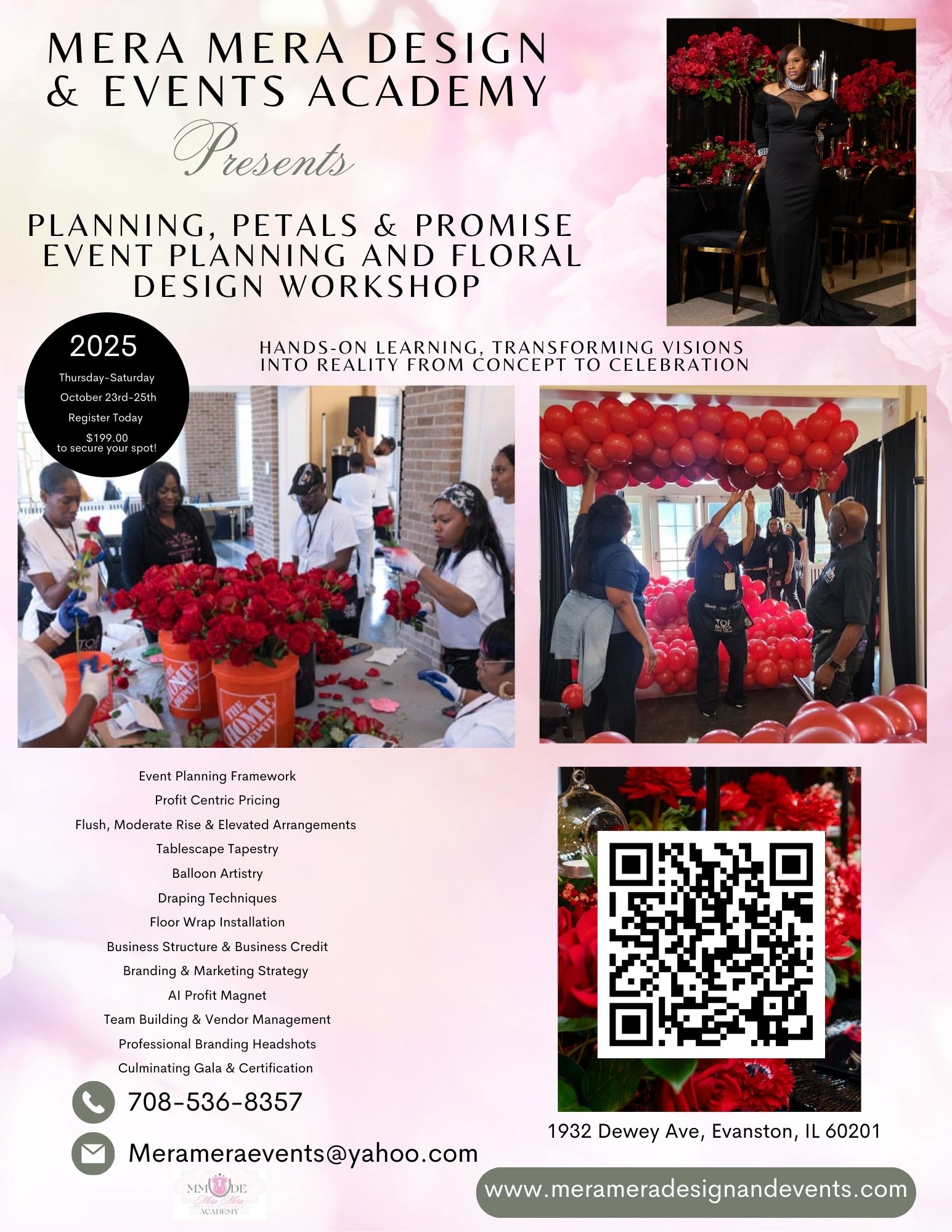 Planning. Petals & Promise Event Planning & Floral Design Workshop