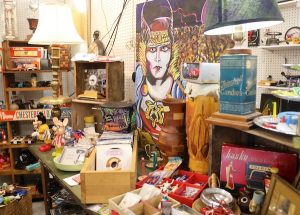 The Saugatuck Antiques Pavilion offers wide variety of items. Photo by Carmel Musich/DeVries Photography.