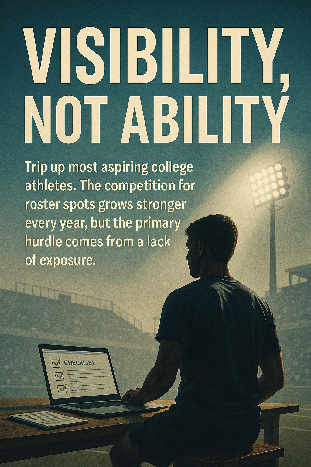 Visibility and not ability trip up most aspiring college athletes. Visibility and not ability trip up most aspiring college athletes.