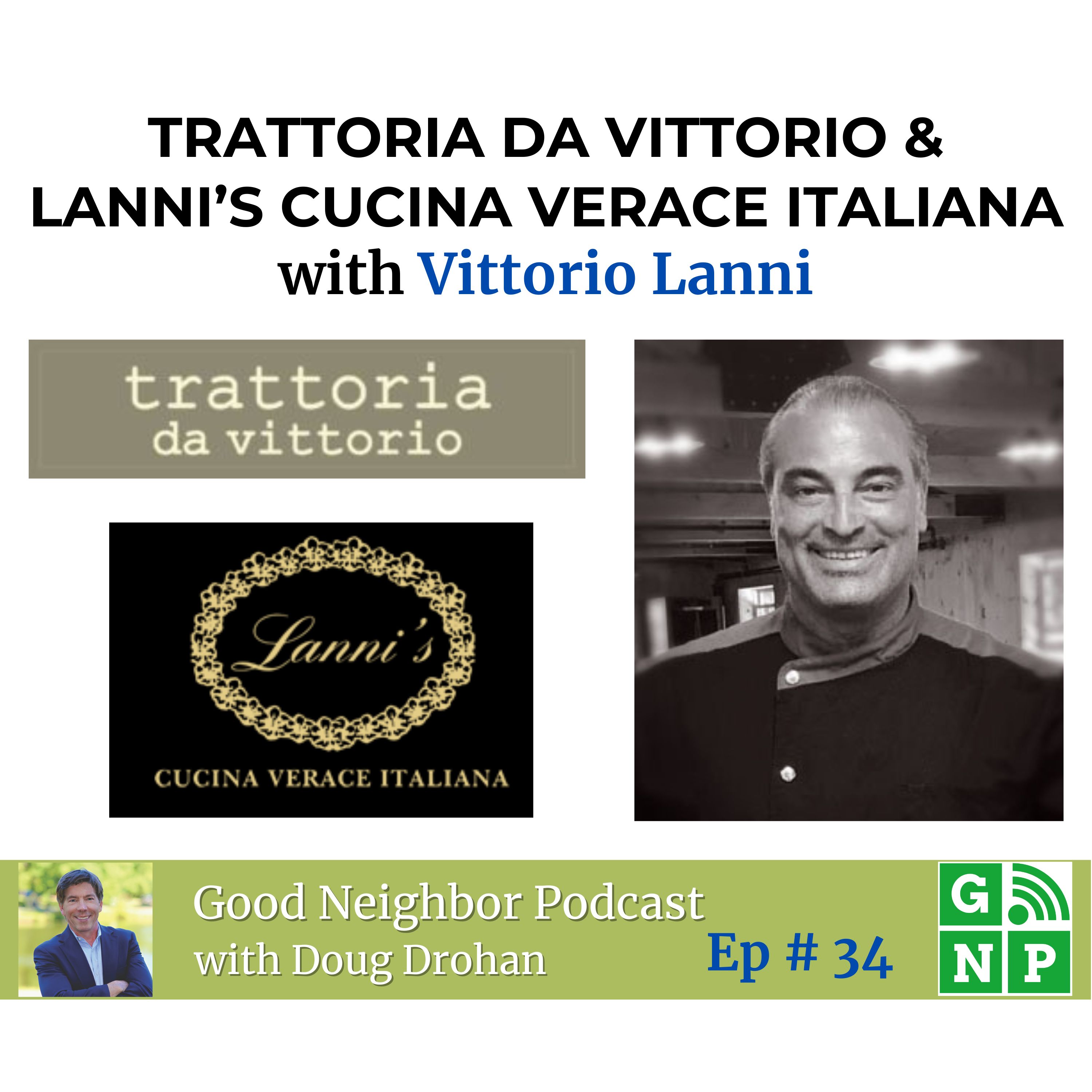 Ep. # 34 Vittorio Lanni Shares His Culinary Passion and Family Traditions