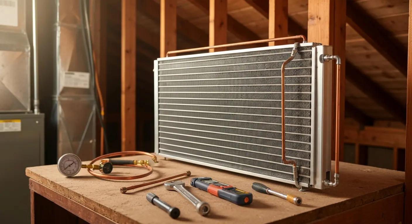 Evaporator coil replacement