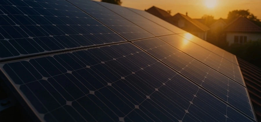 Solar panels installation