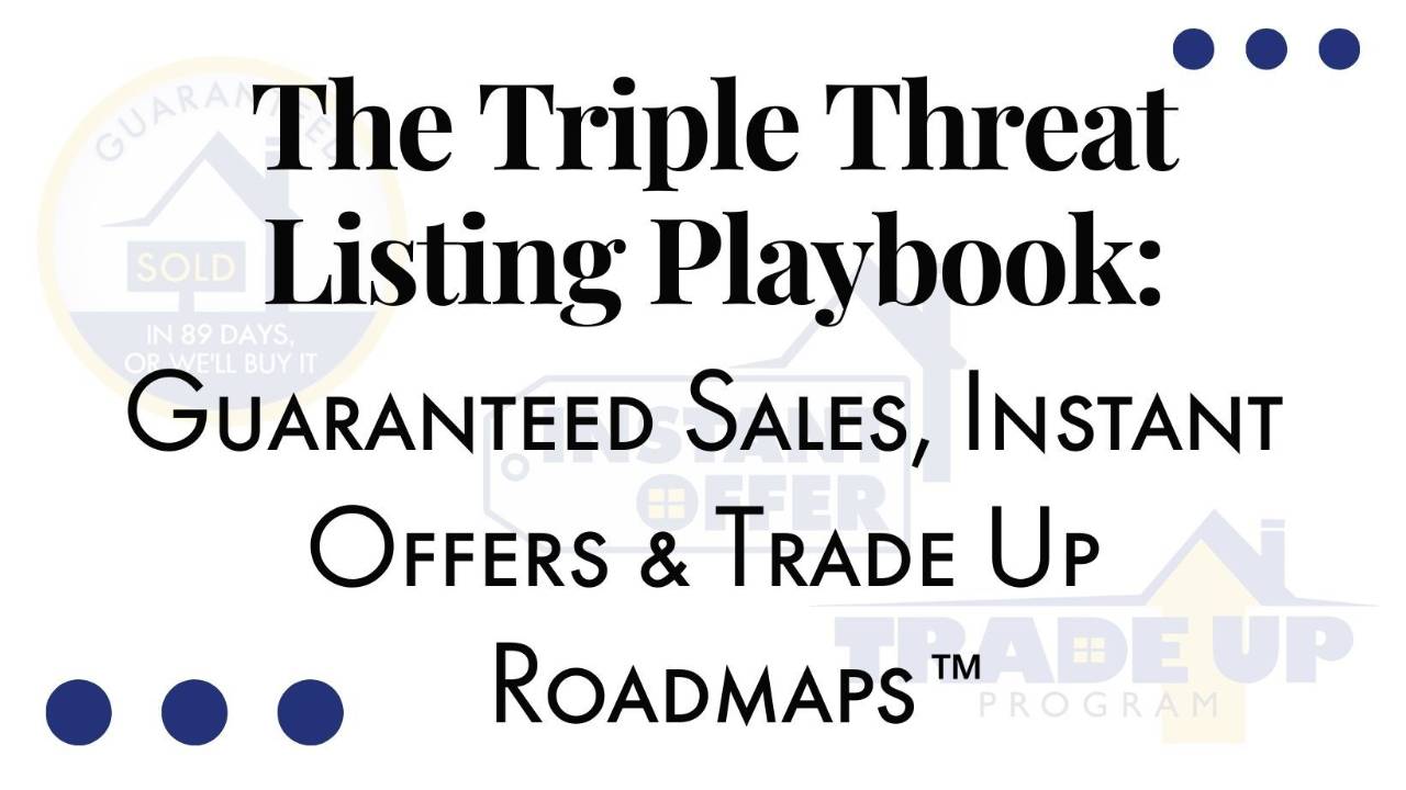 The Triple Threat Listing Playbook