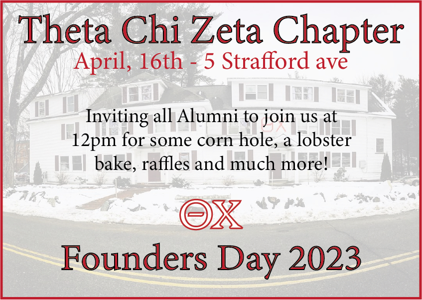 Founder's Day Celebration on April 16th