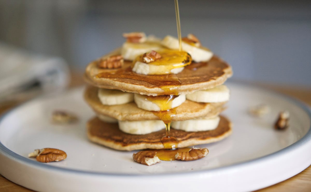 Banana Buttermilk Pancakes