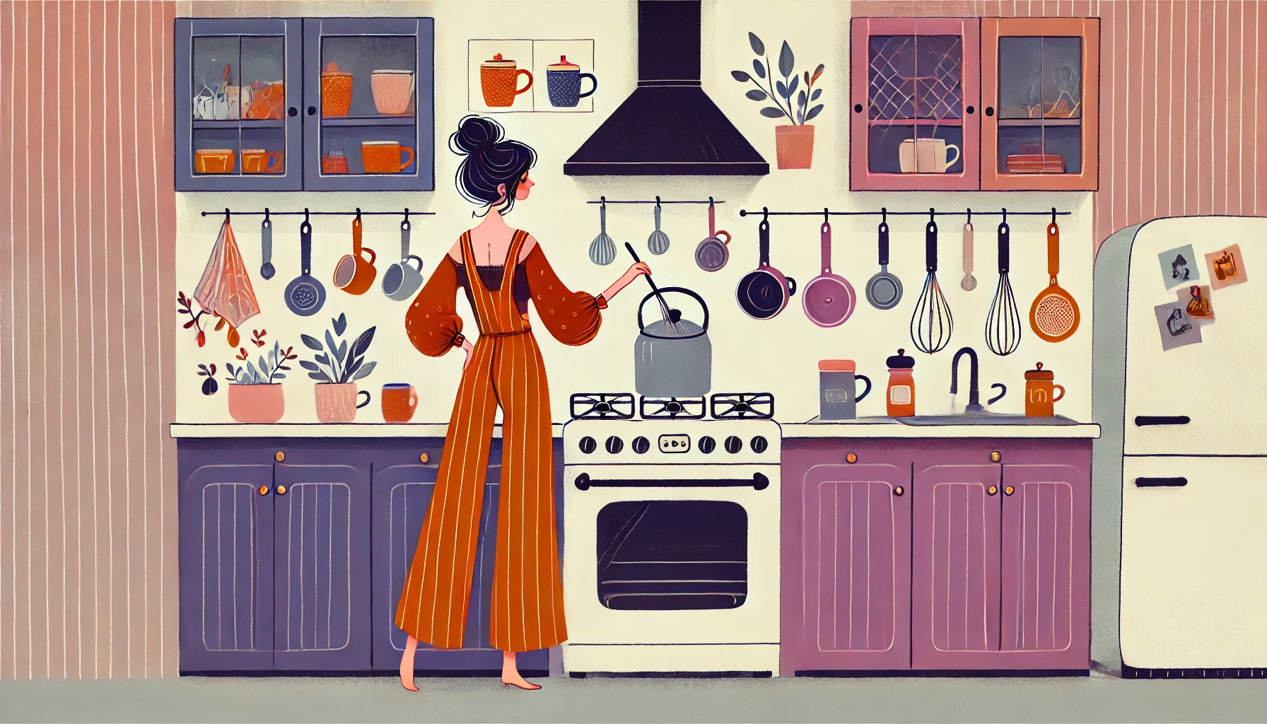 the homestead witch cooking in her kitchen the homestead witch cooking in her kitchen