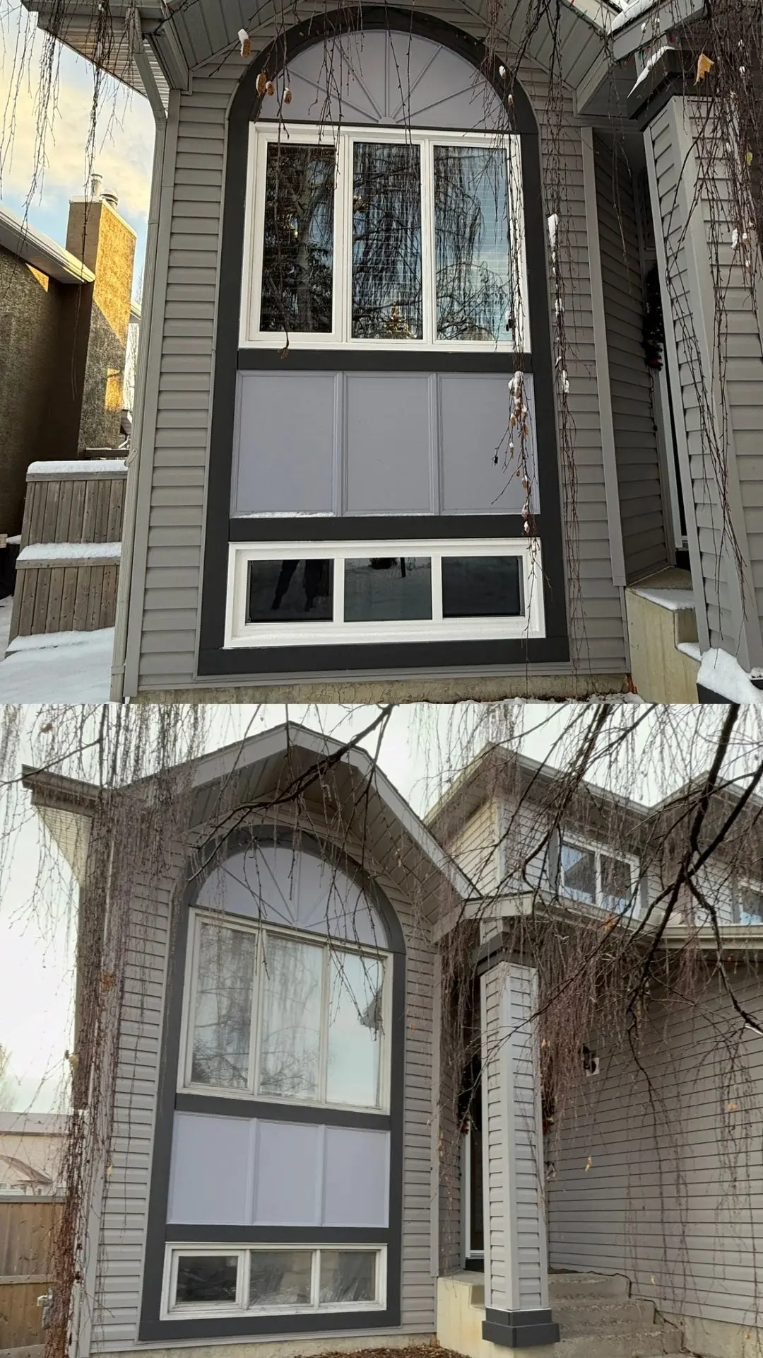 Window replacement before and after Calgary