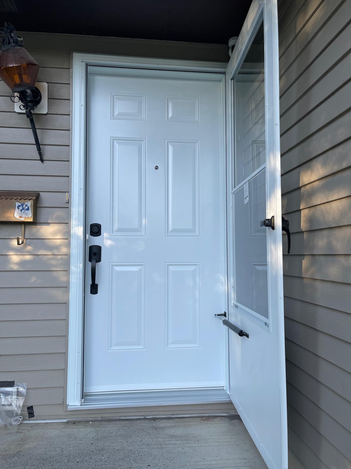 Door replacement Calgary project