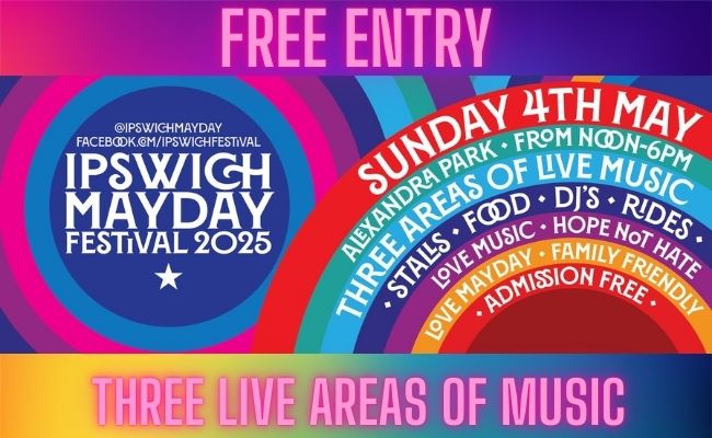 Ipswich May day festival Sunday 4th May 2025