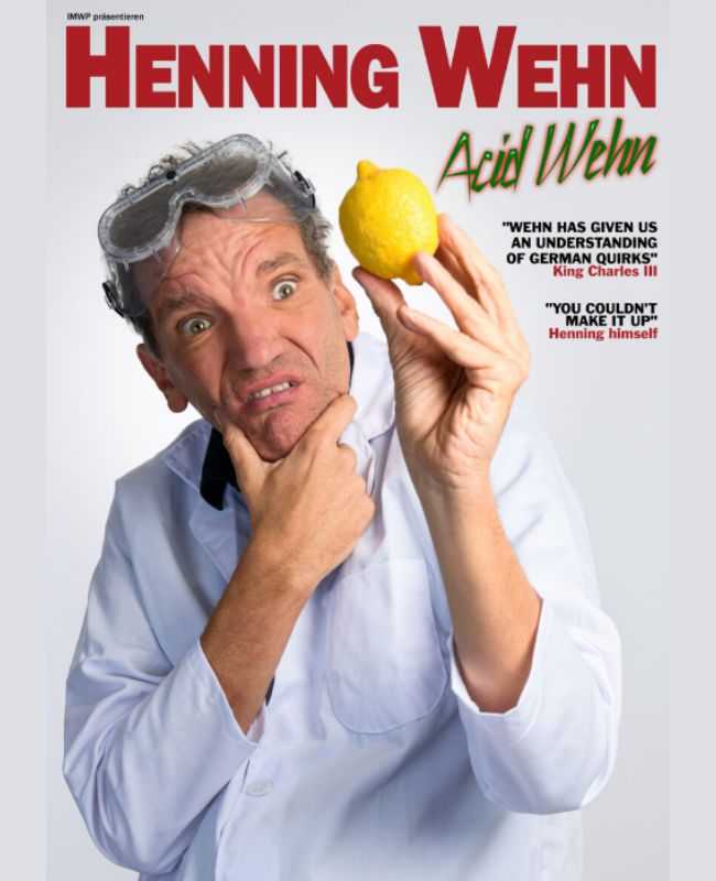 Henning Wehn: Acid Wehn – Live at Ipswich Regent Theatre