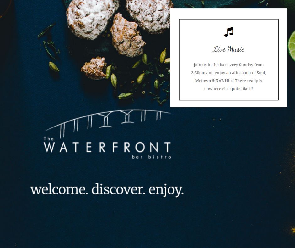 Live Soul, Motown & RnB at The Waterfront Bistro
