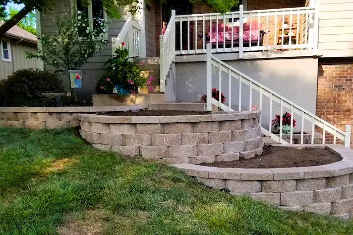 Tiered Retaining Walls