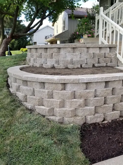 Tiered Retaining Walls