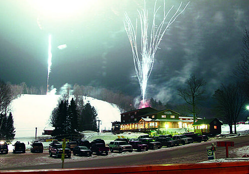 Pioneer Lodge aerial view
