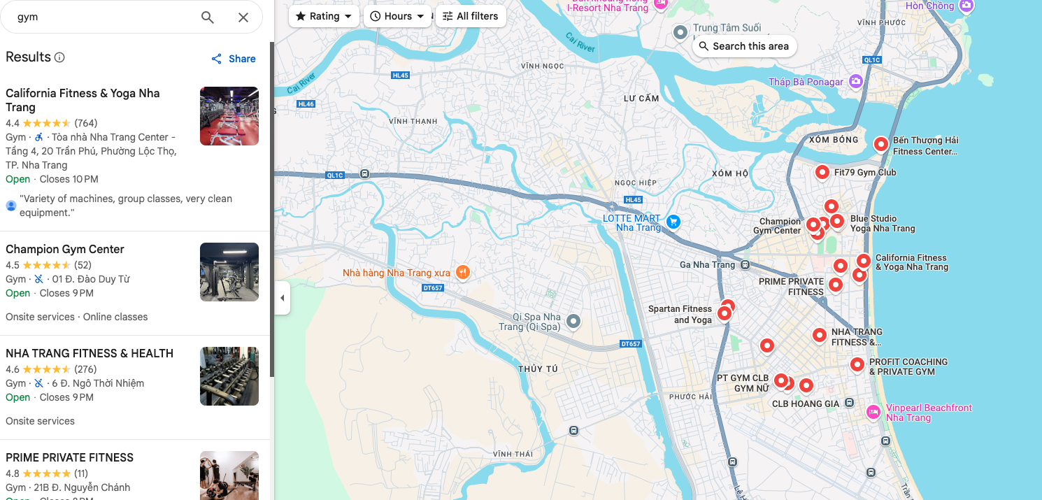 Google Map Gym - GymIntelOps Google Map Gym - GymIntelOps