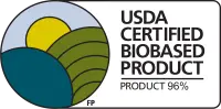 USDA Certified Biobased Product (96%)