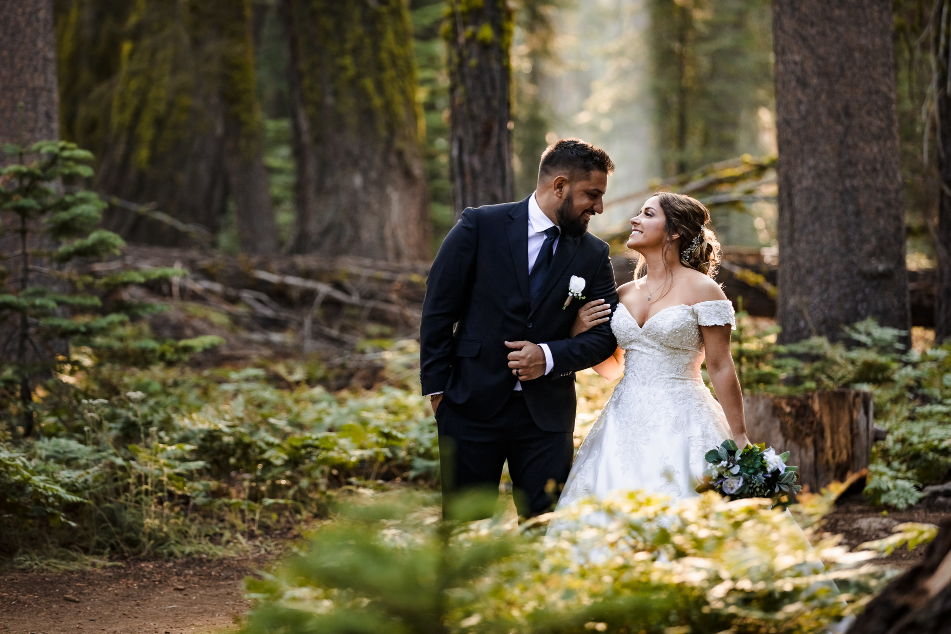 Backlit Couple in Yosemite