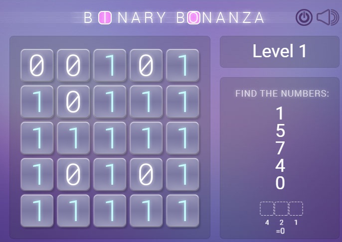 Binary Bonanze Binary Bonanze