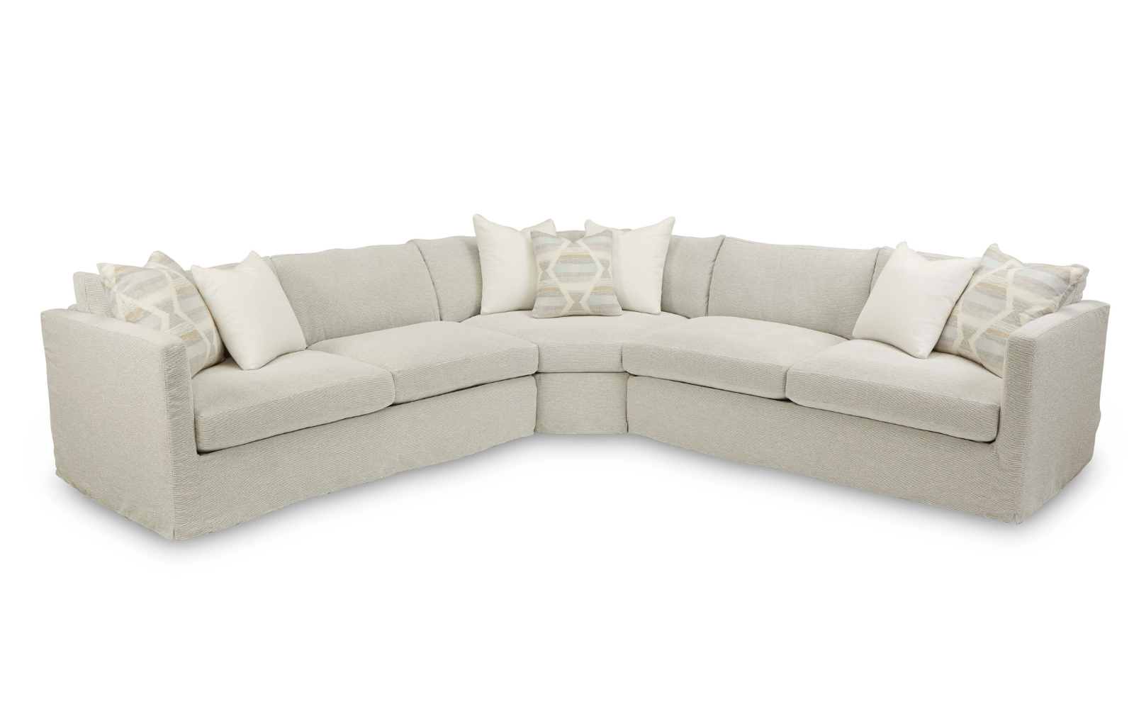 Macy Custom Slipcovered Sectional Sofa