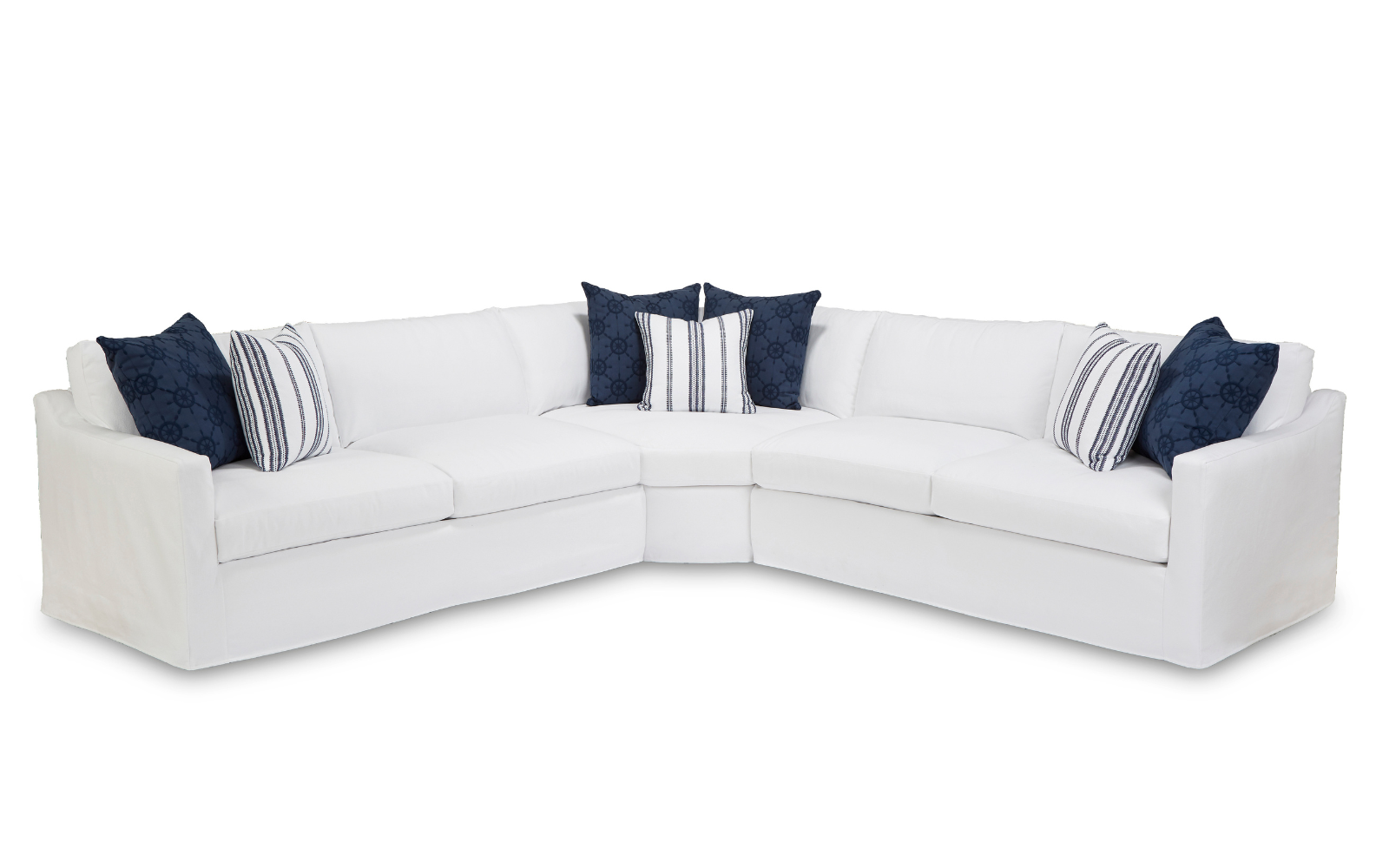 Macy Custom Slipcovered Sectional Sofa