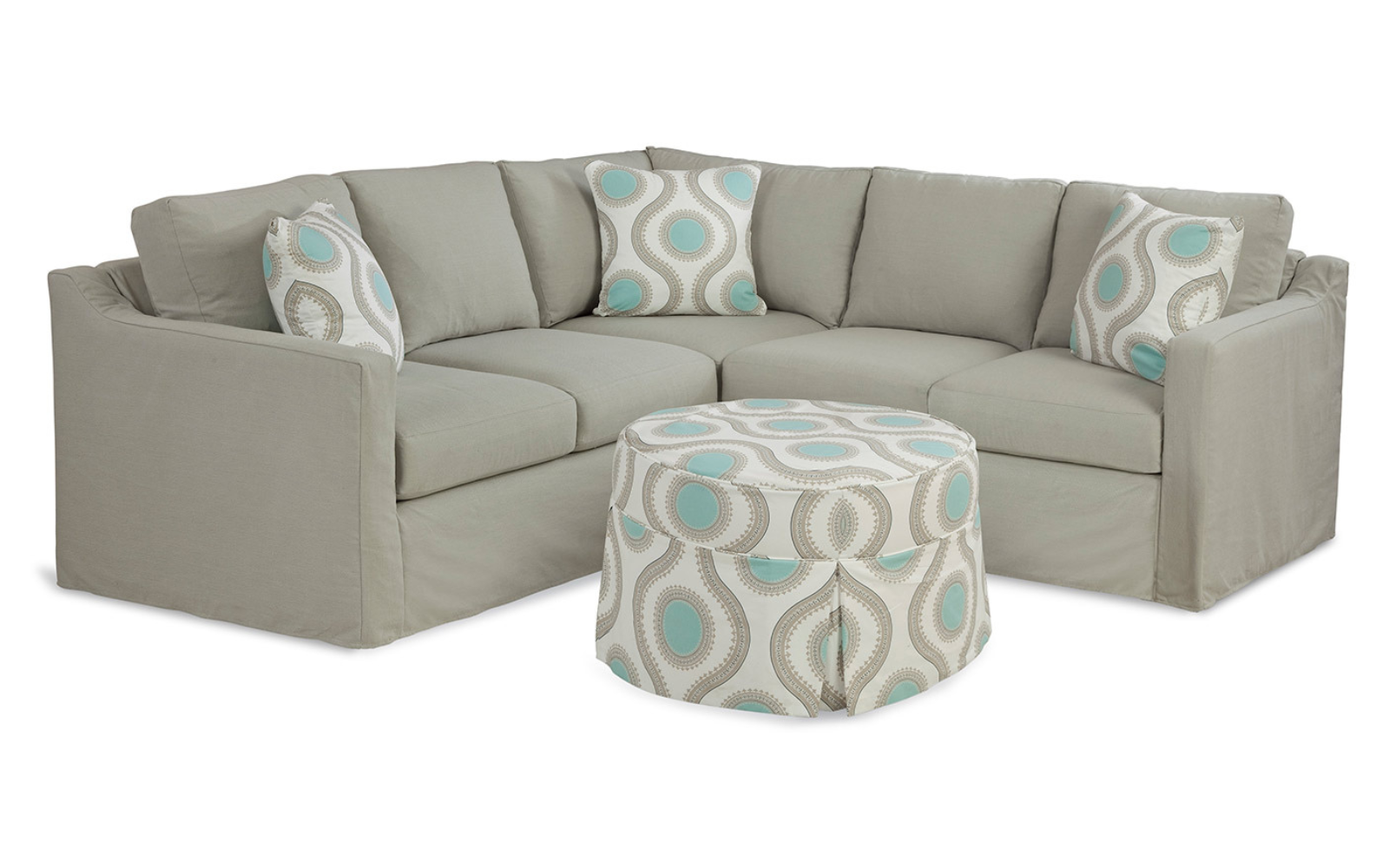 Joshua Custom Slipcovered Sectional Sofa