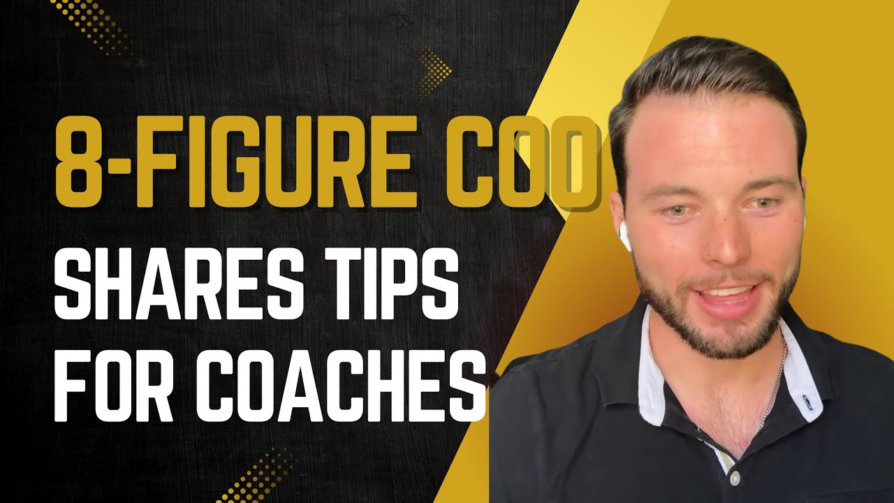 Coaching Training from $10M/yr COO