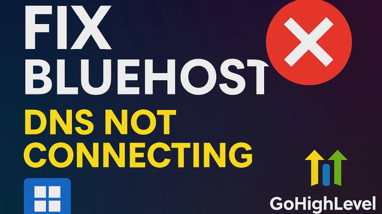 FIX for Bluehost DNS Not Connecting to GoHighLevel | Email Domain Verification Solved! FIX for Bluehost DNS Not Connecting to GoHighLevel | Email Domain Verification Solved!