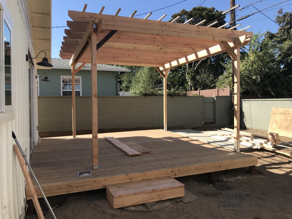 Wooden Deck & Pergola