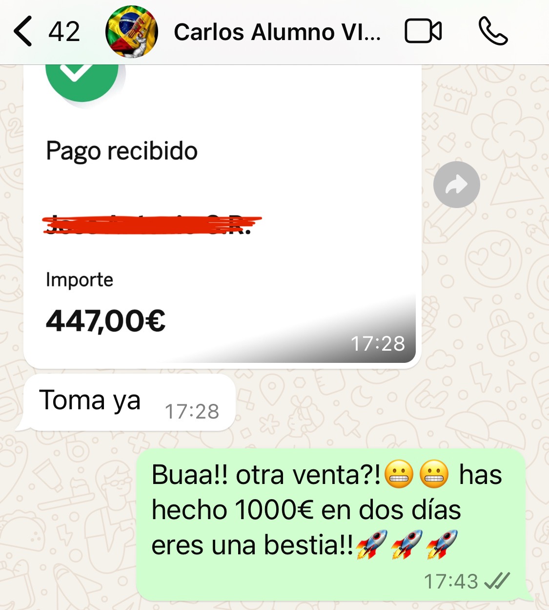 Testimonio de @carlospersonalltrainer