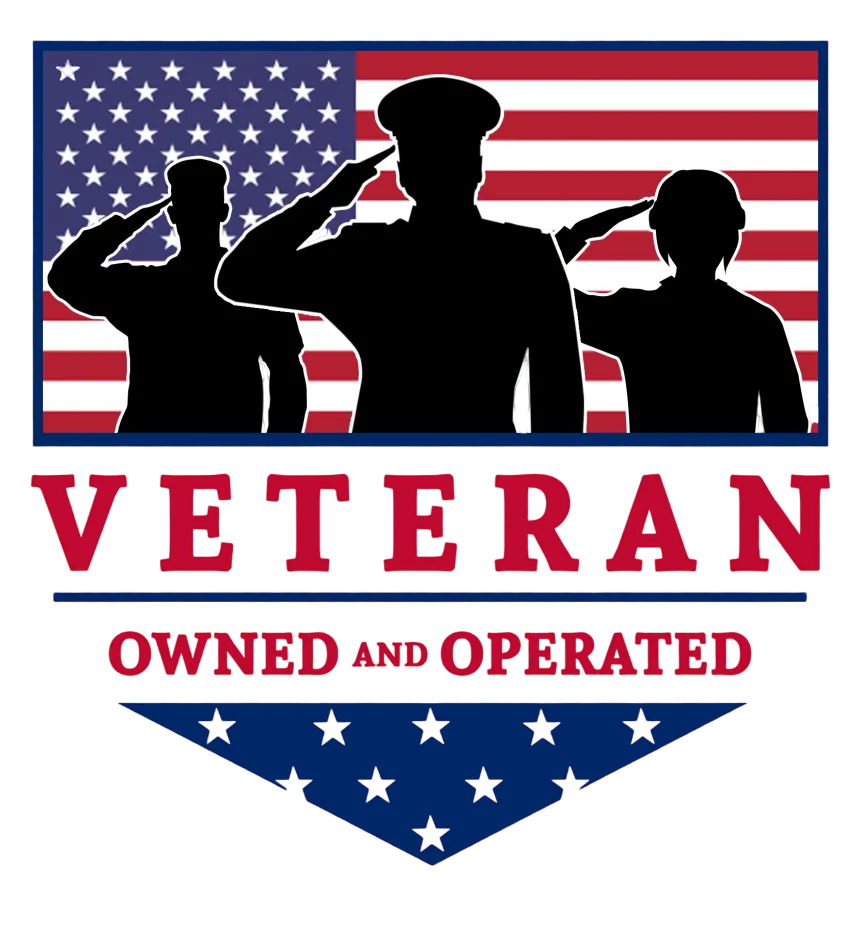 Veteran owned and operated graphic