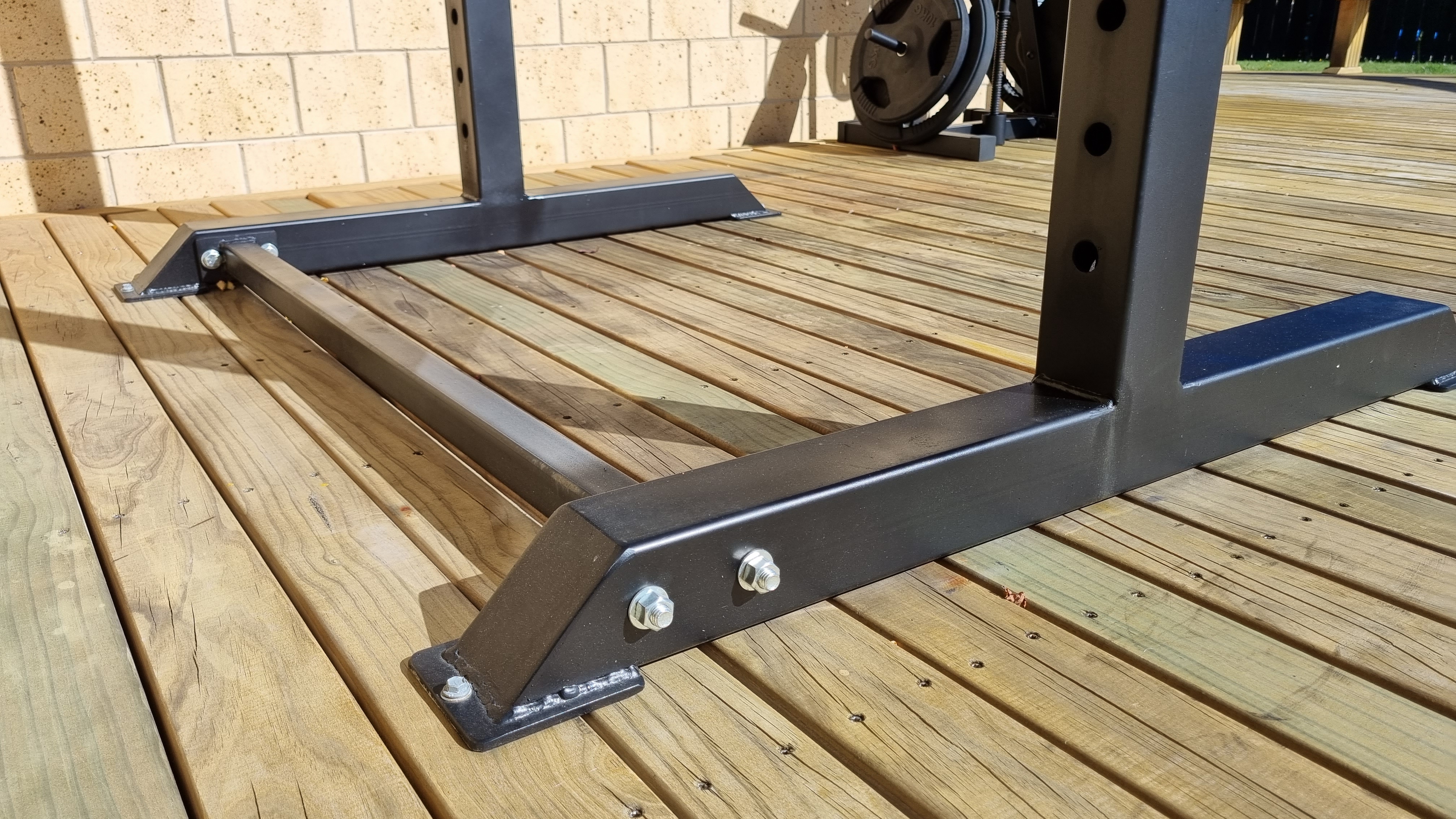 Rack footing Rack footing