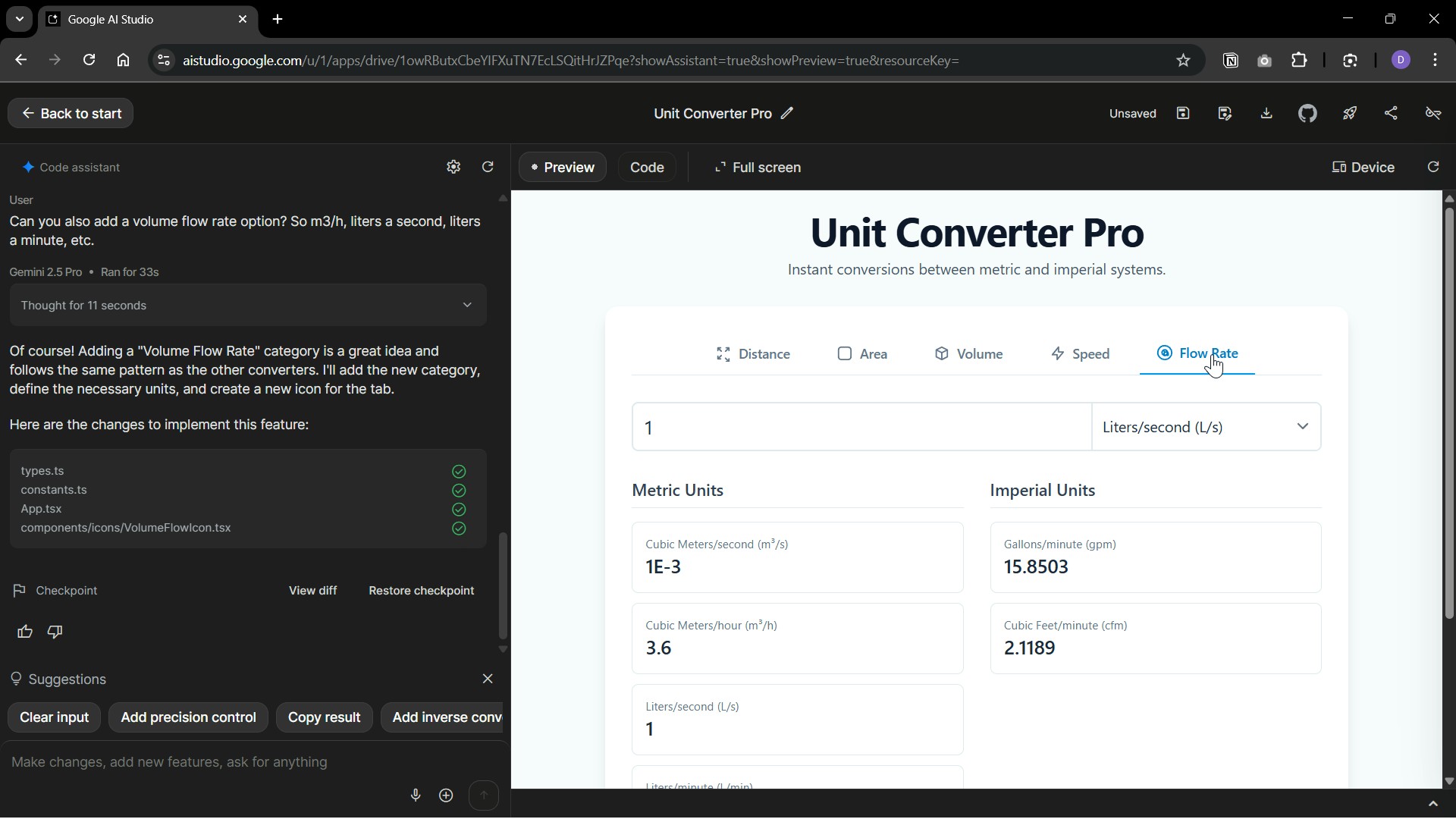 Unit converter prompt 4
