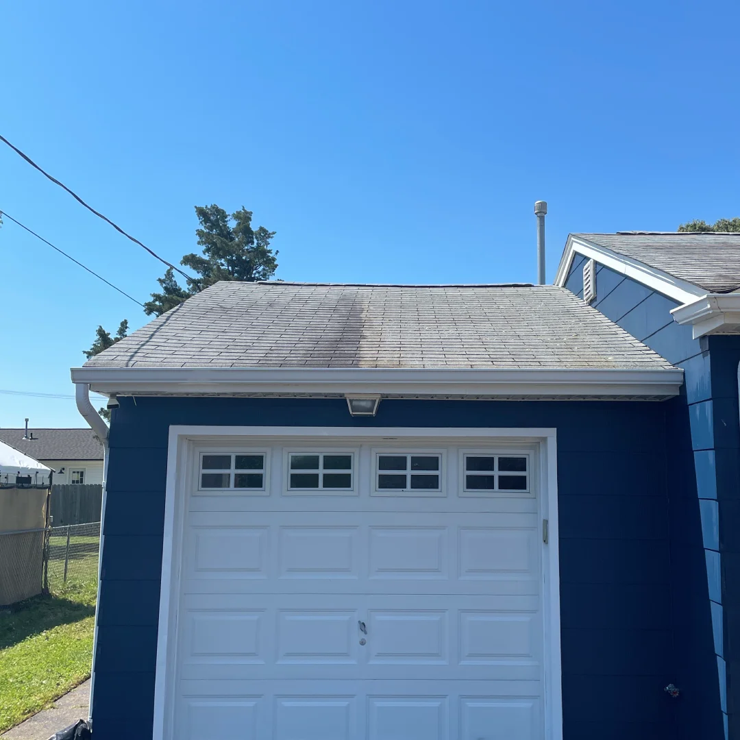 Roof washing project 1 in New Jersey