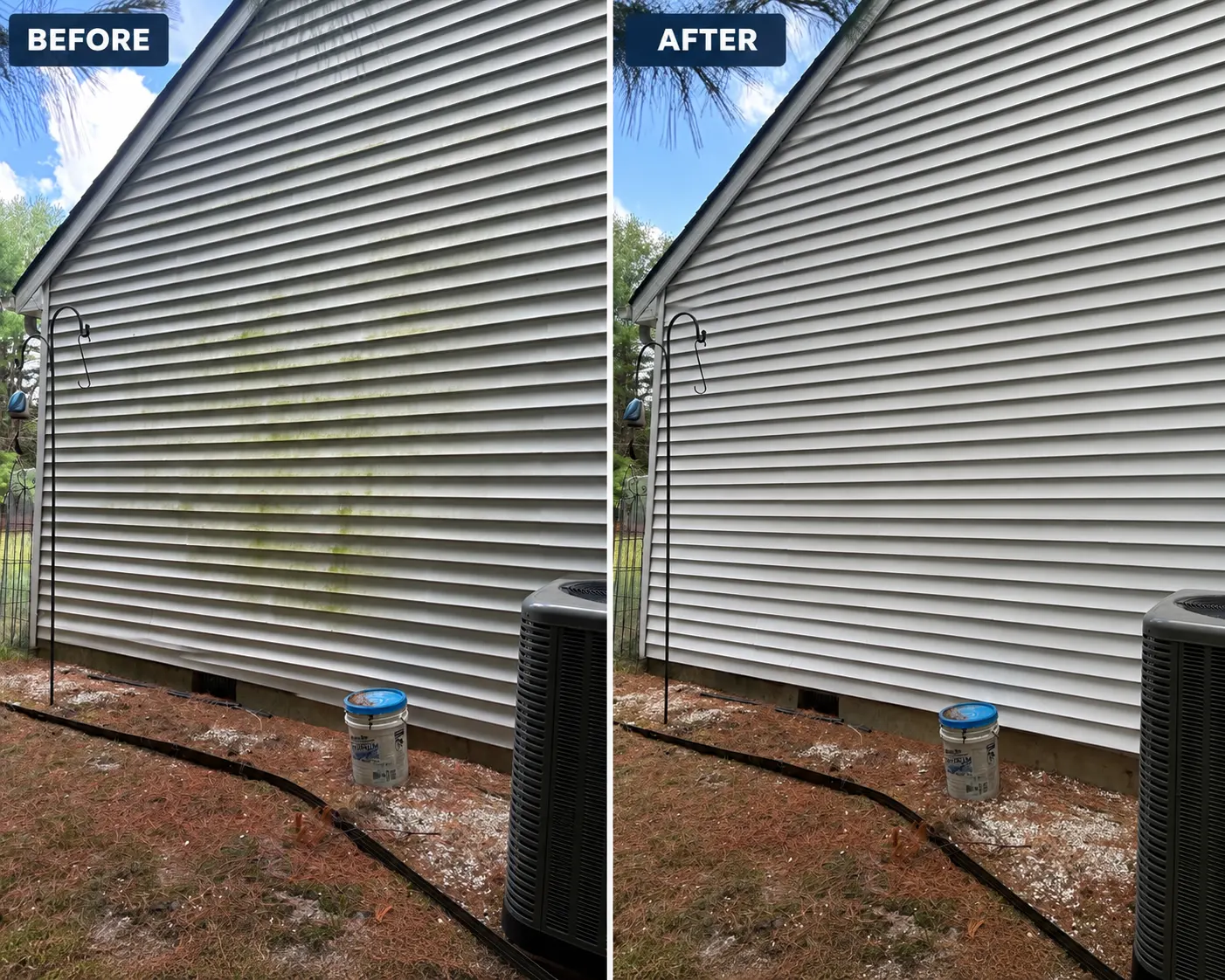 House washing project 5 in New Jersey