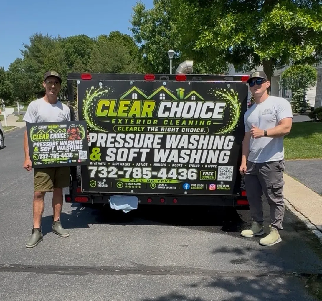 Clear Choice Pressure & Soft Washing team - locally owned New Jersey exterior cleaning professionals