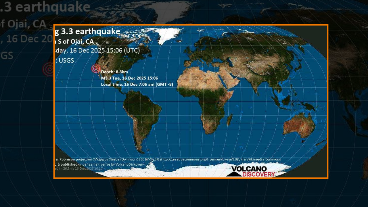 Morning Wakeup Call: Earthquake Rattles Ojai and the Coast