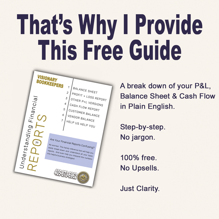 This is WHY we provide our Financial Report, FREE