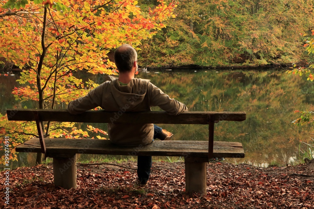 luisteren aanwezig park bench