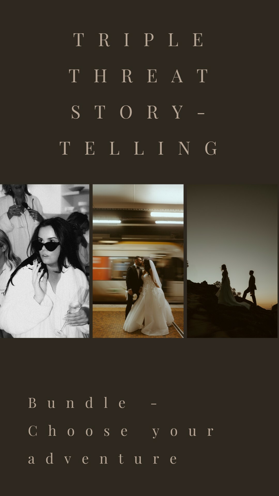Triple Threat Storytelling Bundle - Choose your adventure
