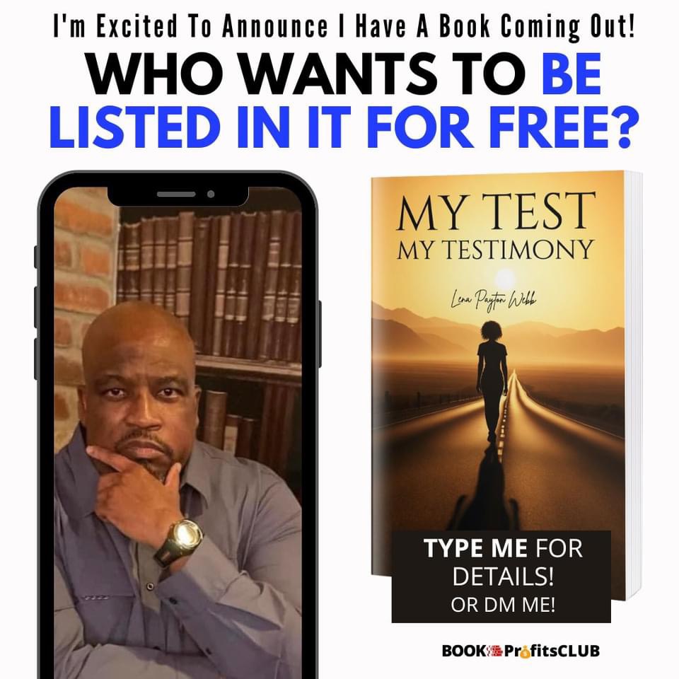 My Test My Testimony Book Pre Order