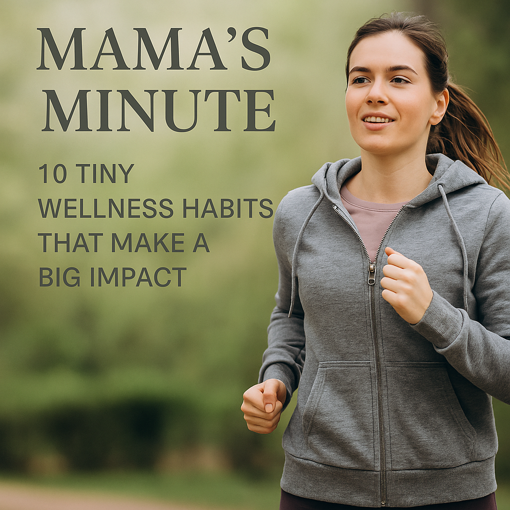 Mama’s Minute 10 Tiny Wellness Habits That Make a Big Impact Mama’s Minute 10 Tiny Wellness Habits That Make a Big Impact