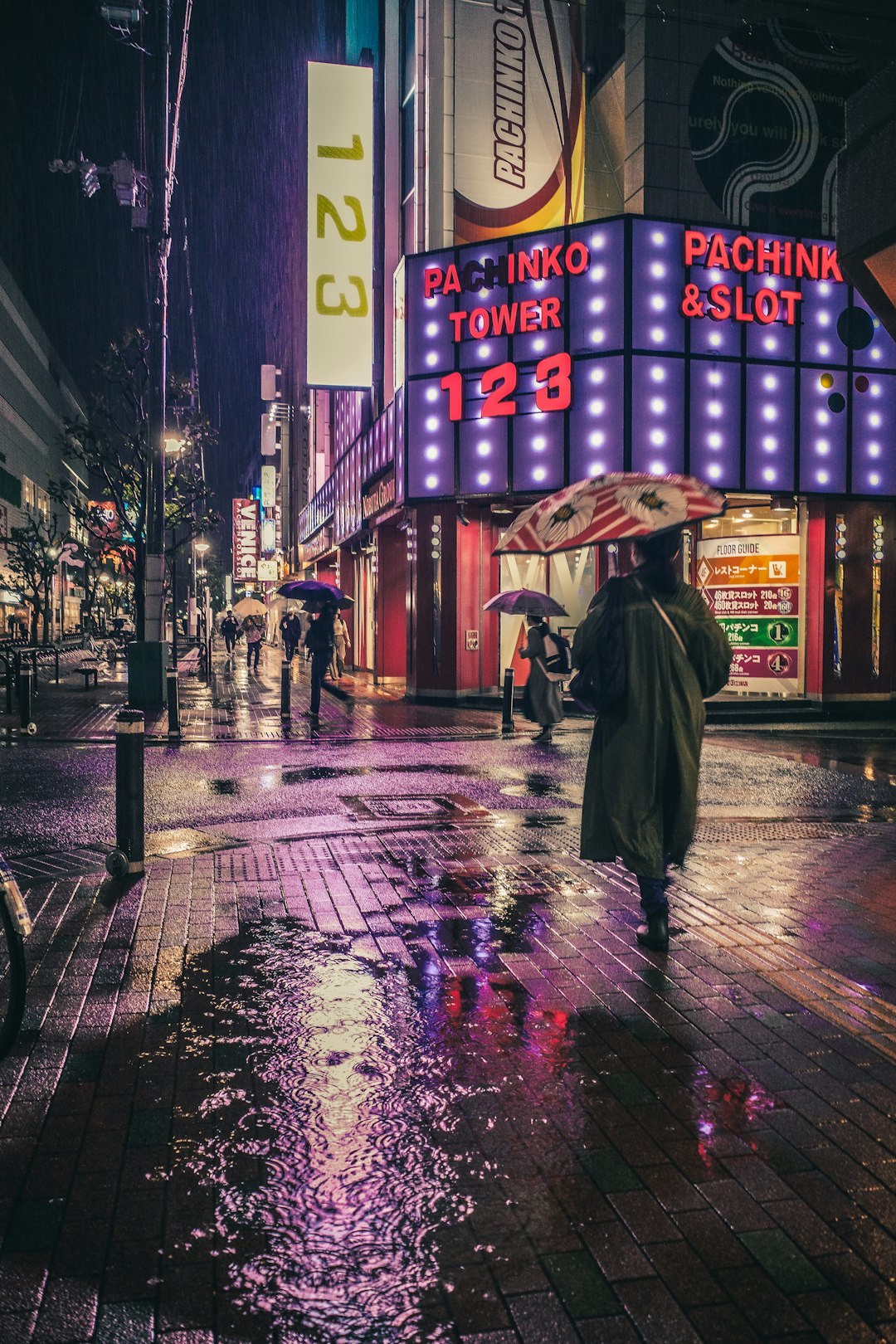person walking in night rain person walking in night rain